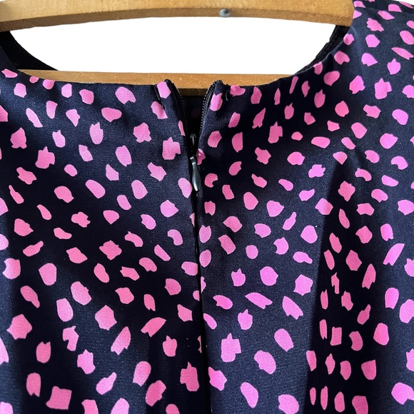 Asos AX Paris Flowy Mini Dress In Navy And Pink Size UK 12 US 8 - Picture 6 of 6